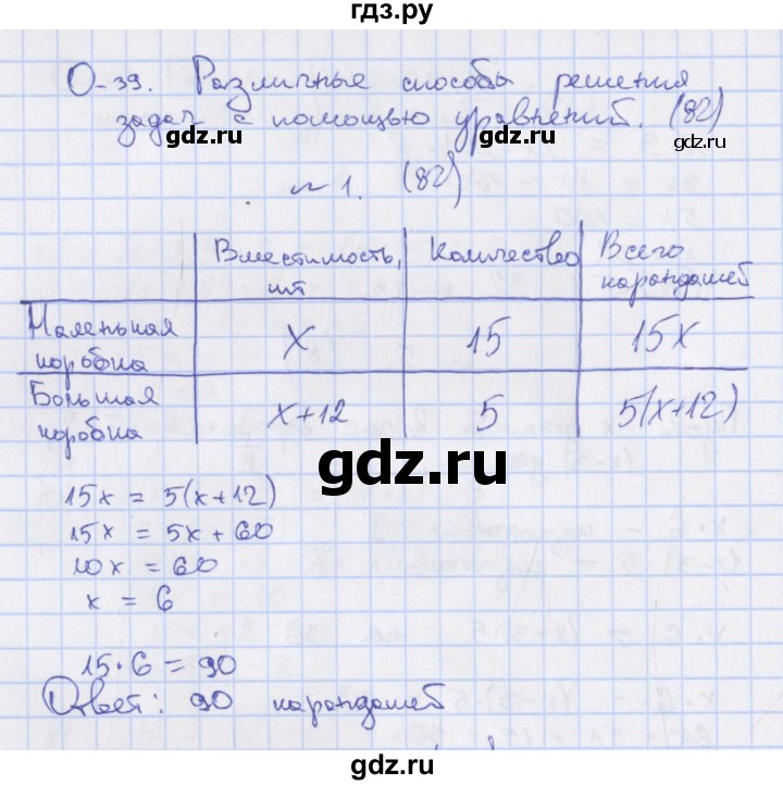 ГДЗ по алгебре 7 класс Евстафьева, дидактические материалы  обучающие работы / О-39 - 1, Решебник