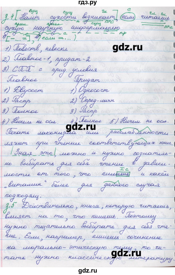 ГДЗ по русскому языку 9 класс Литвинова рабочая тетрадь (Разумовская)  упражнение - 119, Решебник №1