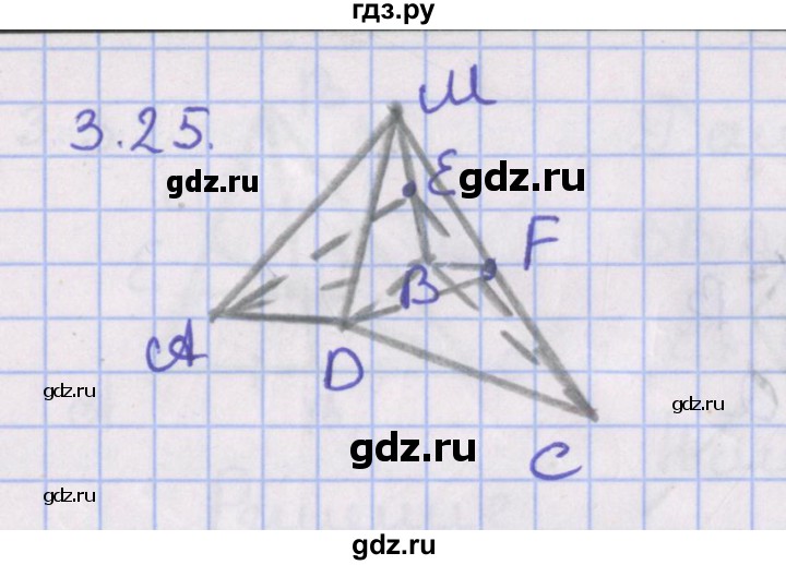 ГДЗ по геометрии 10 класс Мерзляк  Базовый уровень параграф 3 - 3.25, Решебник