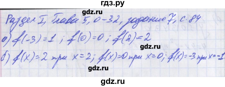 ГДЗ по алгебре 8 класс Евстафьева дидактические материалы   обучающие работы / О-32 - 7, Решебник