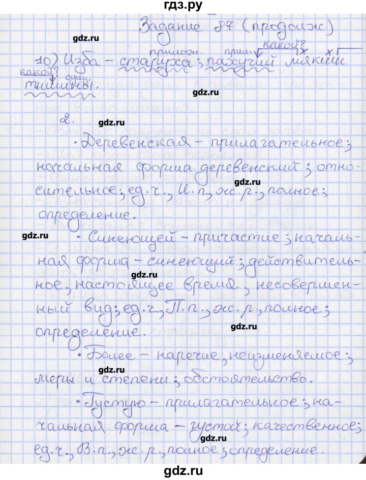 ГДЗ по русскому языку 8 класс Литвинова рабочая тетрадь  упражнение - 87, Решебник