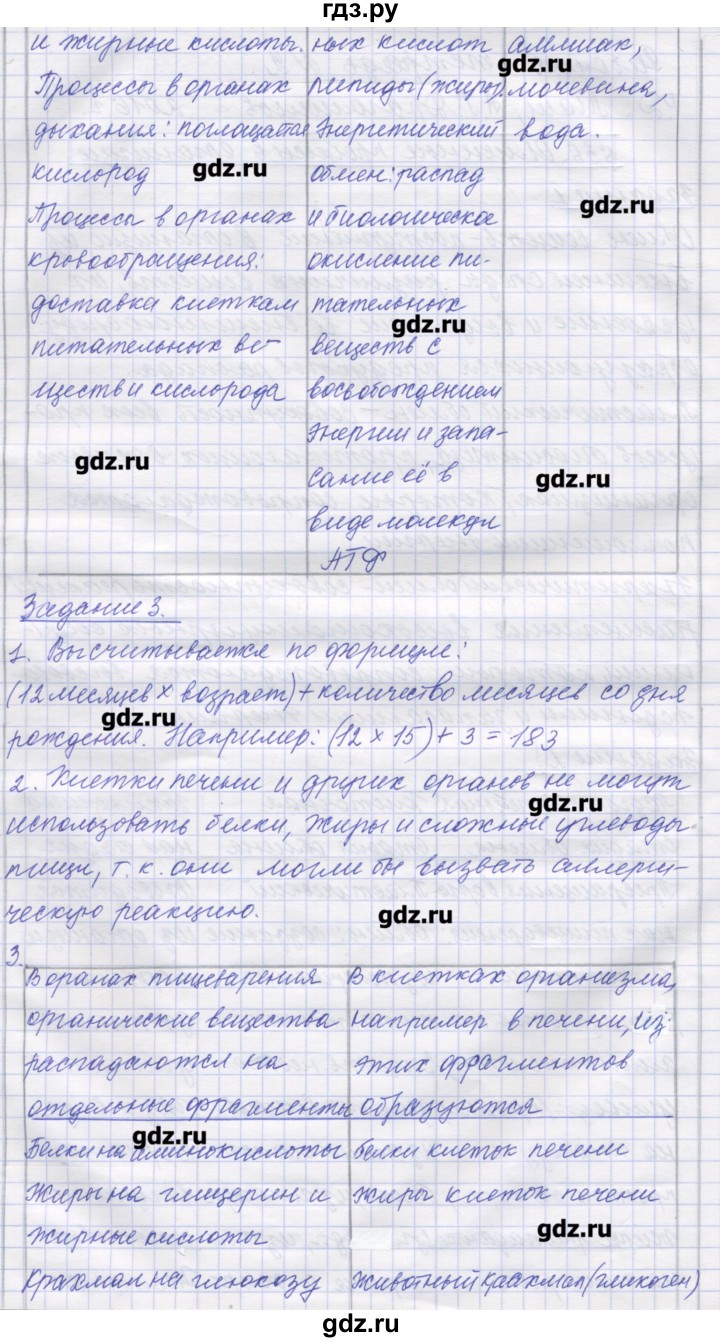 ГДЗ по биологии 9 класс Маш рабочая тетрадь (Драгомилов)  параграф - 36, Решебник