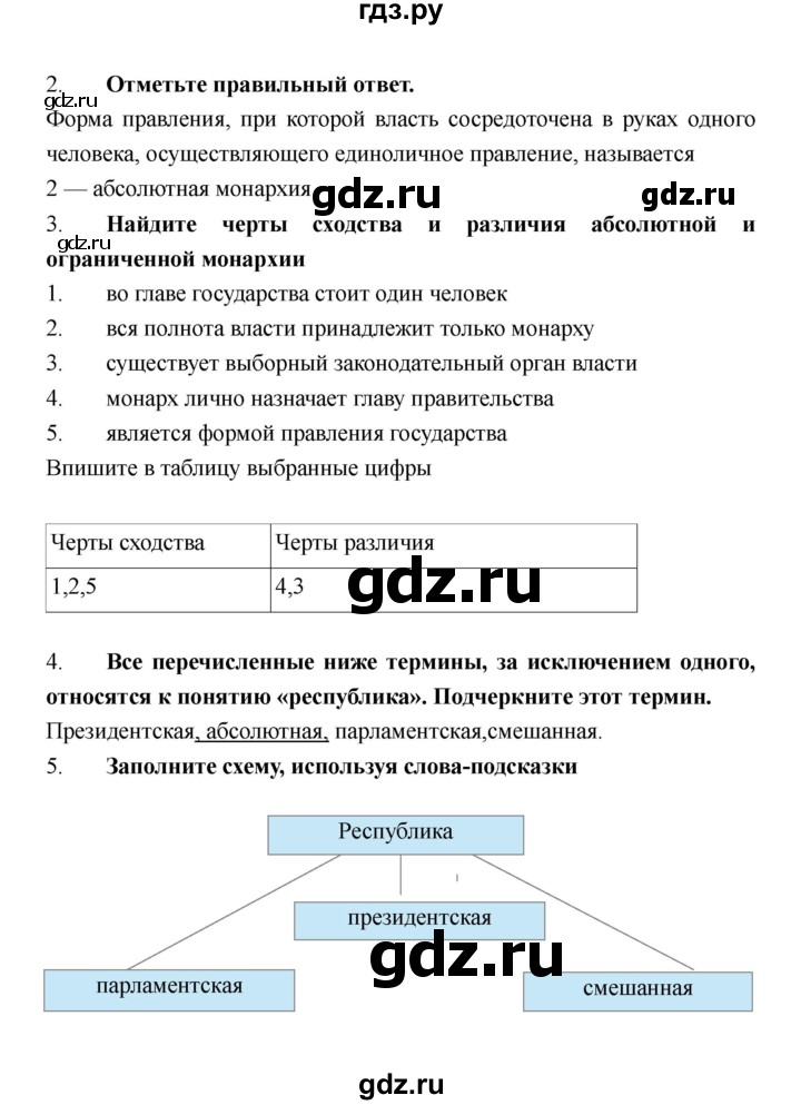 ГДЗ по обществознанию 6 класс Федорова рабочая тетрадь  страница - 68, Решебник