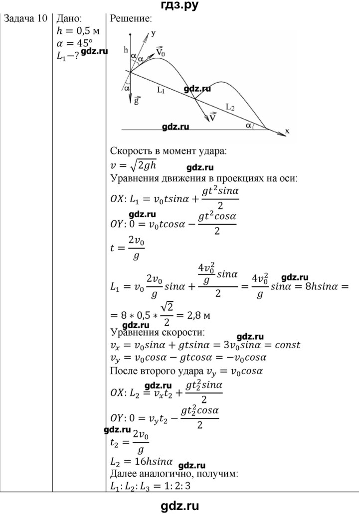 ГДЗ по физике 10 класс Мякишев механика Углубленный уровень глава 1 / упражнение 4 - 10, Решебник