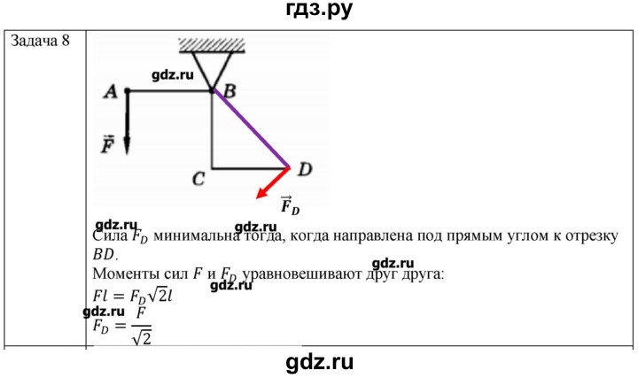 ГДЗ по физике 10 класс Мякишев механика Углубленный уровень глава 8 / упражнение 15 - 8, Решебник