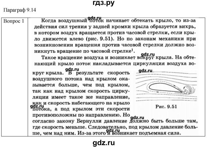 ГДЗ по физике 10 класс Мякишев механика Углубленный уровень глава 9 / вопросы. параграф - 14, Решебник