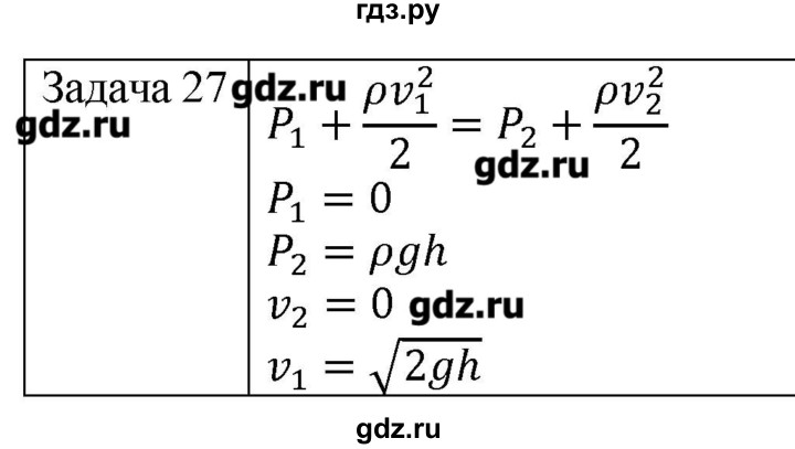 ГДЗ по физике 10 класс Мякишев механика Углубленный уровень глава 9 / упражнение 16 - 27, Решебник