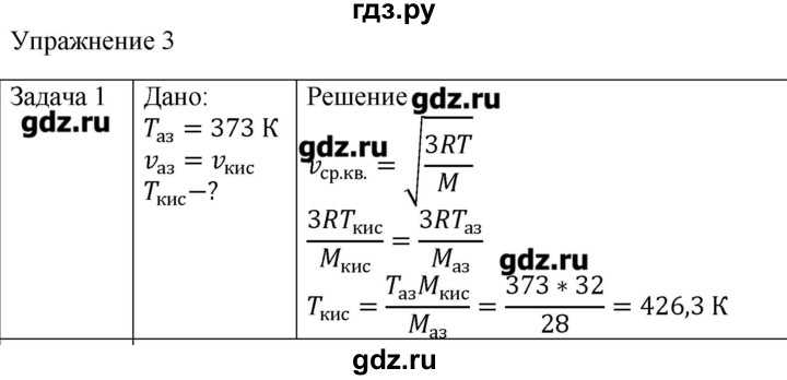 ГДЗ по физике 10 класс Мякишев молекулярная физика. термодинамика Углубленный уровень глава 4 / упражнение 3 - 1, Решебник