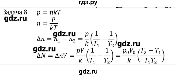 ГДЗ по физике 10 класс Мякишев молекулярная физика. термодинамика Углубленный уровень глава 4 / упражнение 3 - 8, Решебник