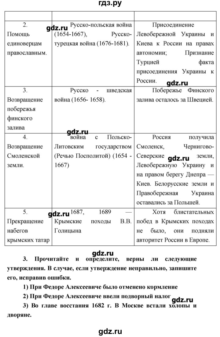 18 параграф история россии 8 класс конспект