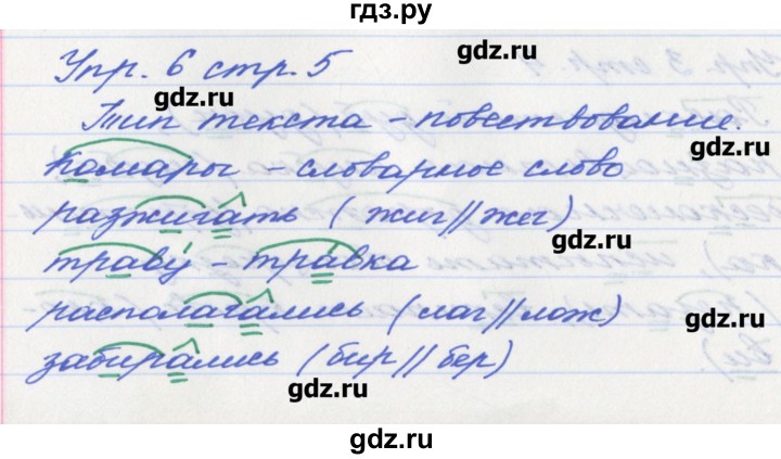 ГДЗ по русскому языку 6 класс Ефремова рабочая тетрадь  упражнение - 6, Решебник №1