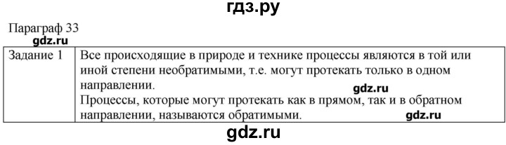 ГДЗ по физике 10 класс Генденштейн  Базовый уровень вопросы и задания для самопроверки / параграф 33 - 1, Решебник