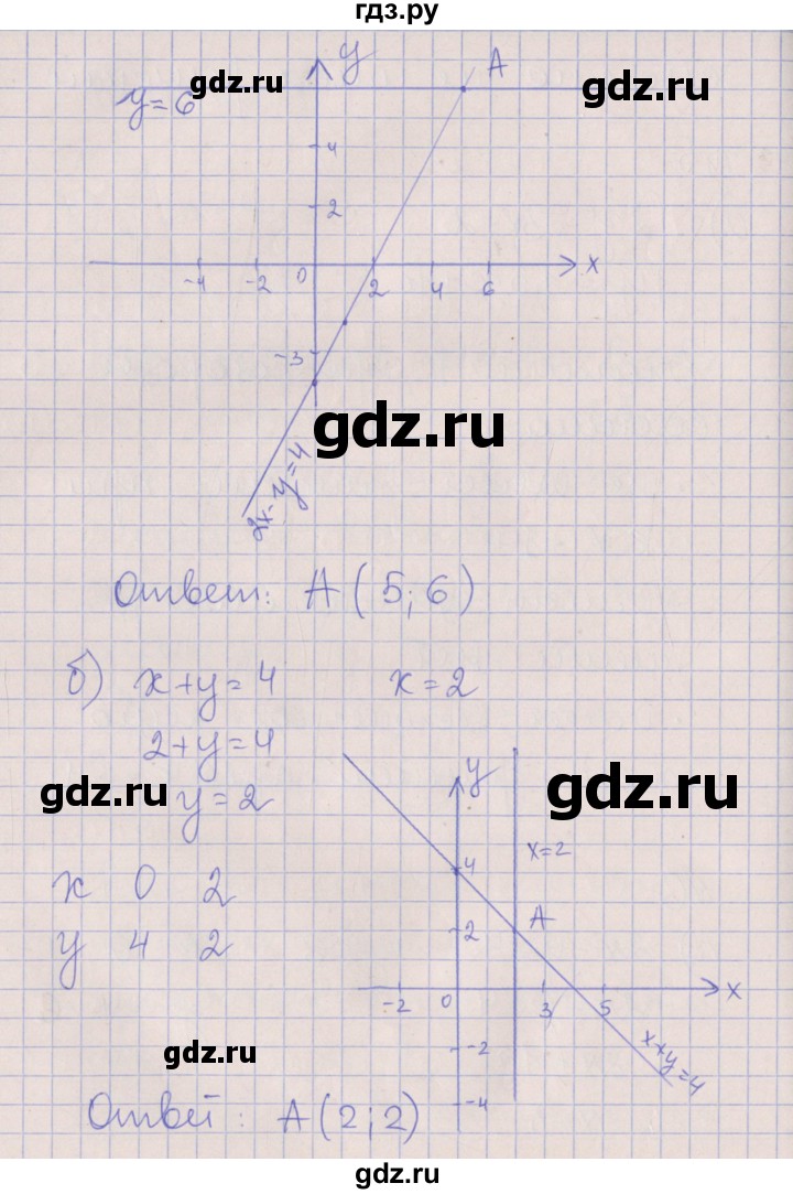 ГДЗ по алгебре 7 класс Ключникова рабочая тетрадь  параграф 11 - 6, Решебник