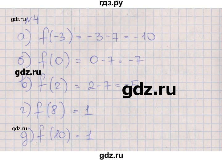 ГДЗ по алгебре 7 класс Ключникова рабочая тетрадь  параграф 39 - 4, Решебник