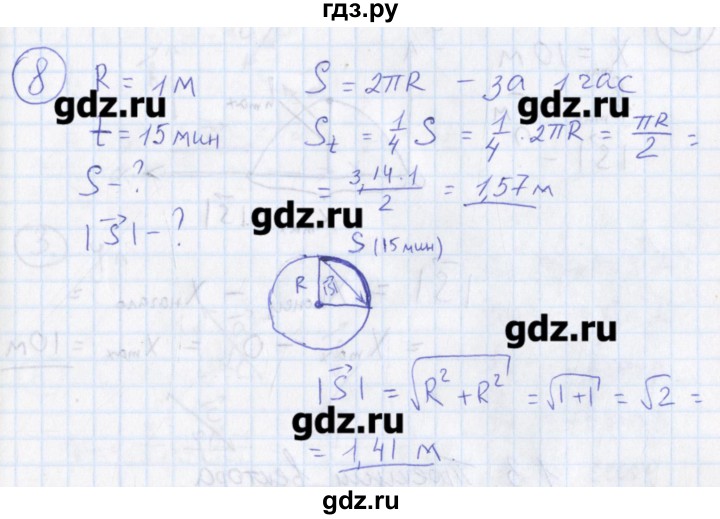 ГДЗ по физике 10‐11 класс Громцева сборник задач  глава 1 / параграф 2 - 8, Решебник