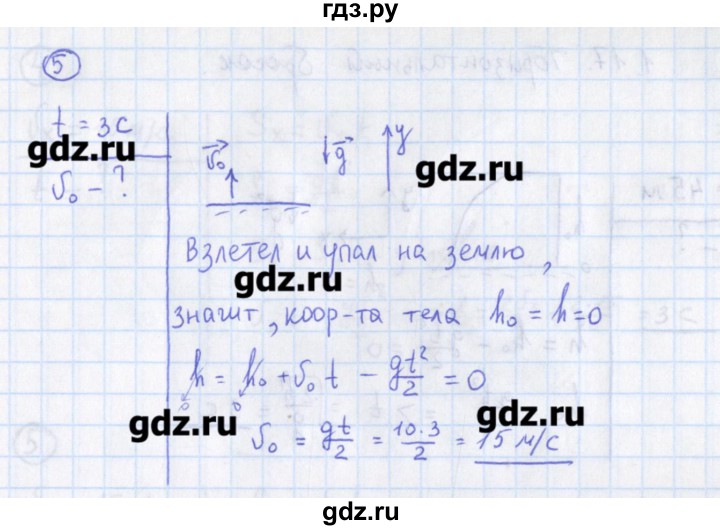 ГДЗ по физике 10‐11 класс Громцева сборник задач  глава 1 / параграф 16 - 5, Решебник