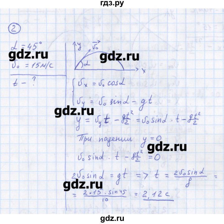 ГДЗ по физике 10‐11 класс Громцева сборник задач  глава 1 / параграф 18 - 2, Решебник