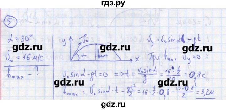 ГДЗ по физике 10‐11 класс Громцева сборник задач  глава 1 / параграф 18 - 5, Решебник
