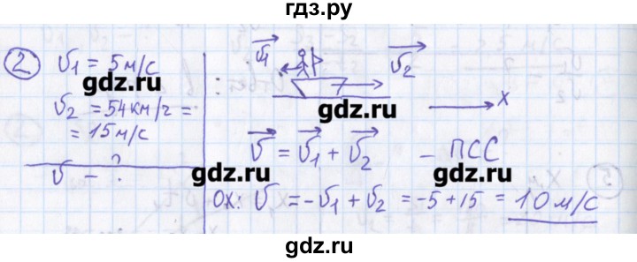 ГДЗ по физике 10‐11 класс Громцева сборник задач  глава 1 / параграф 5 - 2, Решебник