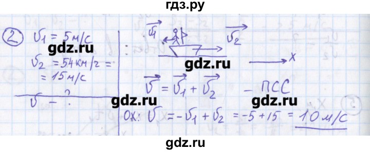 ГДЗ по физике 10‐11 класс Громцева сборник задач (Мякишев)  глава 1 / параграф 5 - 2, Решебник