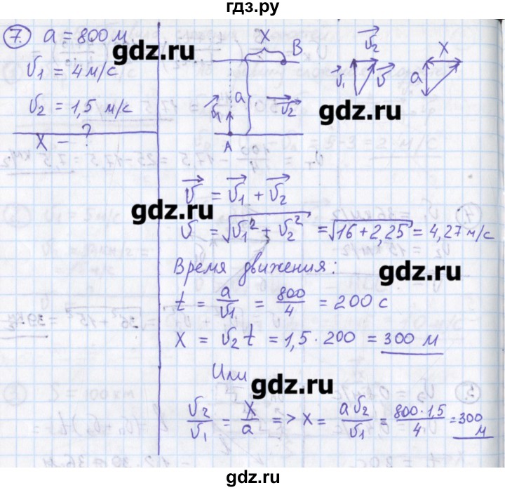 ГДЗ по физике 10‐11 класс Громцева сборник задач  глава 1 / параграф 5 - 7, Решебник