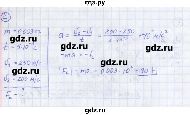 ГДЗ по физике 10‐11 класс Громцева сборник задач  глава 2 / параграф 4 - 2, Решебник