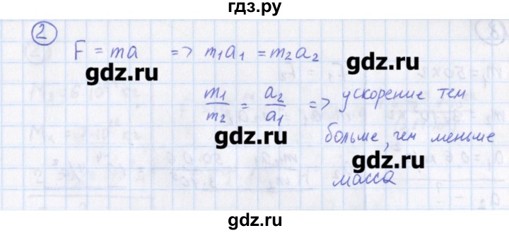 ГДЗ по физике 10‐11 класс Громцева сборник задач  глава 2 / параграф 6 - 2, Решебник