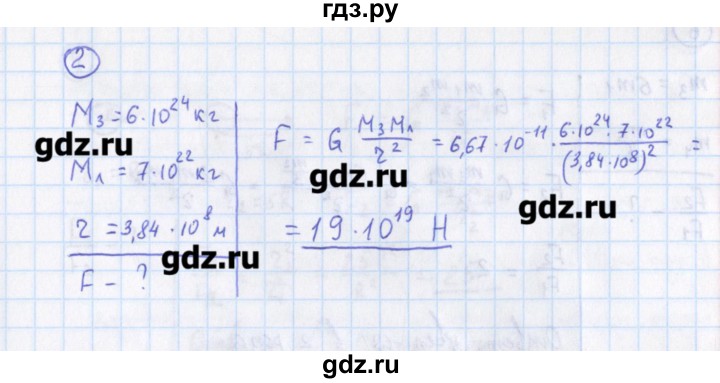 ГДЗ по физике 10‐11 класс Громцева сборник задач  глава 2 / параграф 7 - 2, Решебник