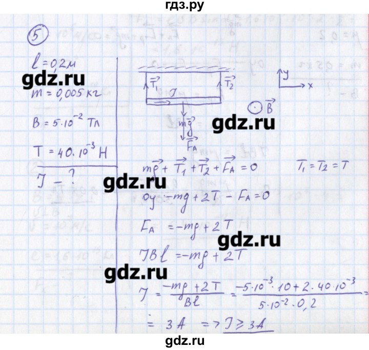 ГДЗ по физике 10‐11 класс Громцева сборник задач  глава 11 / параграф 6 - 5, Решебник