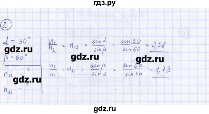 ГДЗ по физике 10‐11 класс Громцева сборник задач  глава 13 / параграф 4 - 2, Решебник
