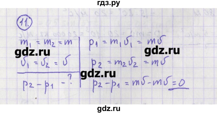ГДЗ по физике 10‐11 класс Громцева сборник задач  глава 3 / параграф 1 - 11, Решебник