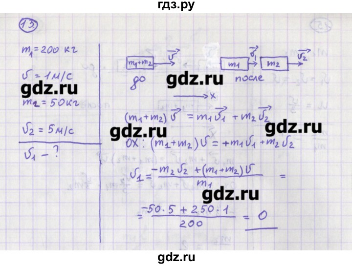 ГДЗ по физике 10‐11 класс Громцева сборник задач  глава 3 / параграф 5 - 13, Решебник