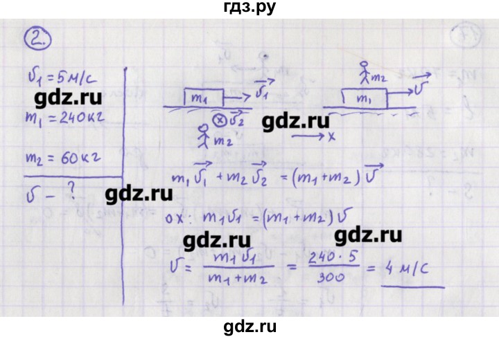 ГДЗ по физике 10‐11 класс Громцева сборник задач  глава 3 / параграф 6 - 2, Решебник