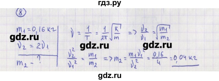 ГДЗ по физике 10‐11 класс Громцева сборник задач  глава 4 / параграф 3 - 8, Решебник