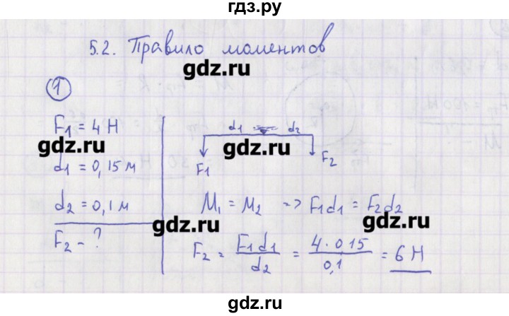 ГДЗ по физике 10‐11 класс Громцева сборник задач  глава 5 / параграф 2 - 1, Решебник