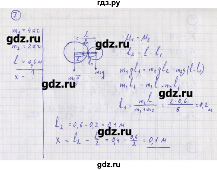 ГДЗ по физике 10‐11 класс Громцева сборник задач  глава 5 / параграф 2 - 7, Решебник