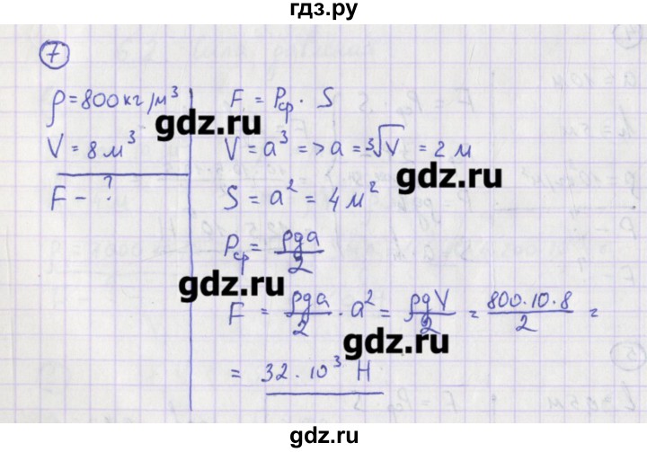 ГДЗ по физике 10‐11 класс Громцева сборник задач  глава 6 / параграф 2 - 7, Решебник