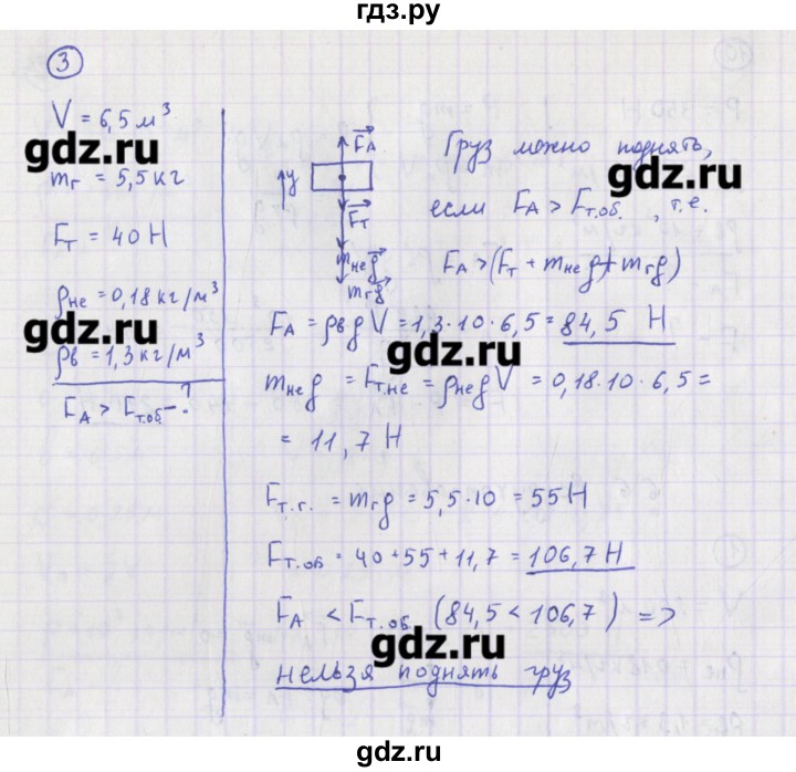 ГДЗ по физике 10‐11 класс Громцева сборник задач  глава 6 / параграф 6 - 3, Решебник