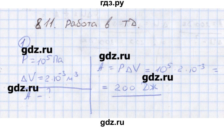 ГДЗ по физике 10‐11 класс Громцева сборник задач  глава 8 / параграф 11 - 1, Решебник