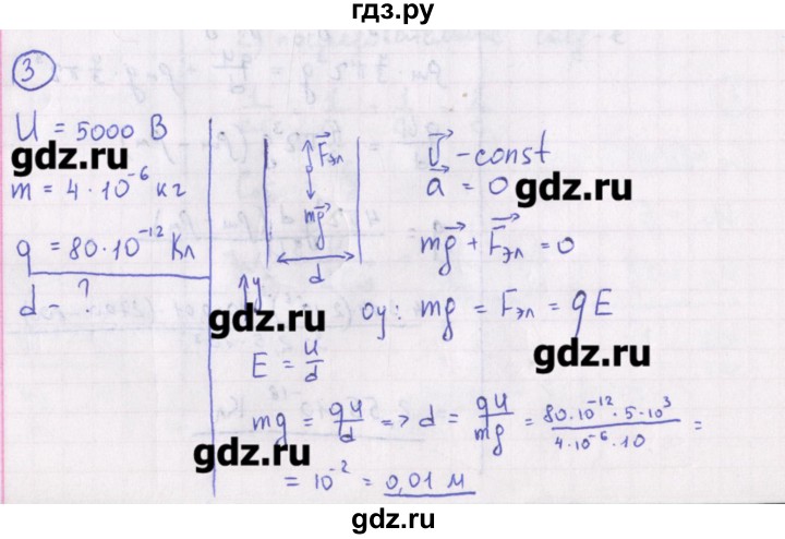 ГДЗ по физике 10‐11 класс Громцева сборник задач  глава 9 / параграф 13 - 3, Решебник