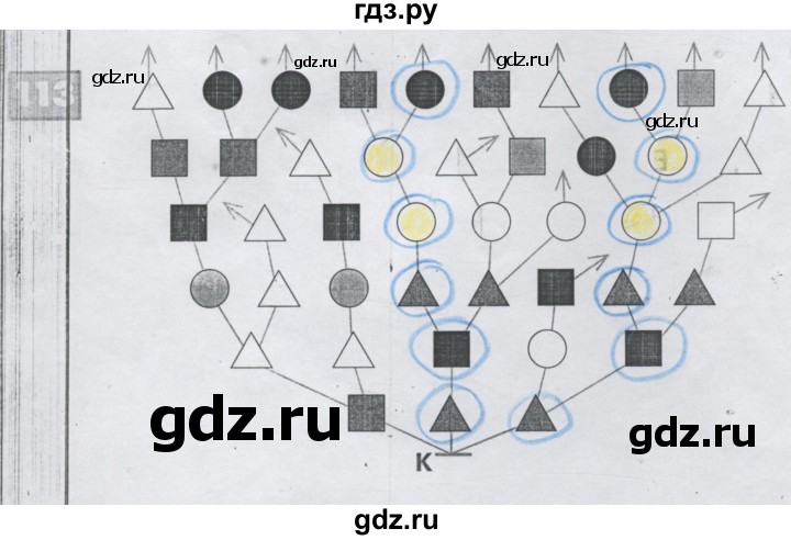 ГДЗ по информатике 3‐4 класс Семенов рабочая тетрадь  задание - 113, Решебник №1