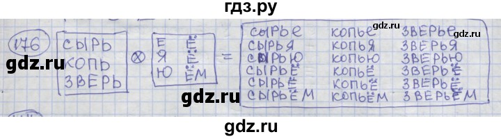 ГДЗ по информатике 3‐4 класс Семенов рабочая тетрадь  задание - 176, Решебник №1