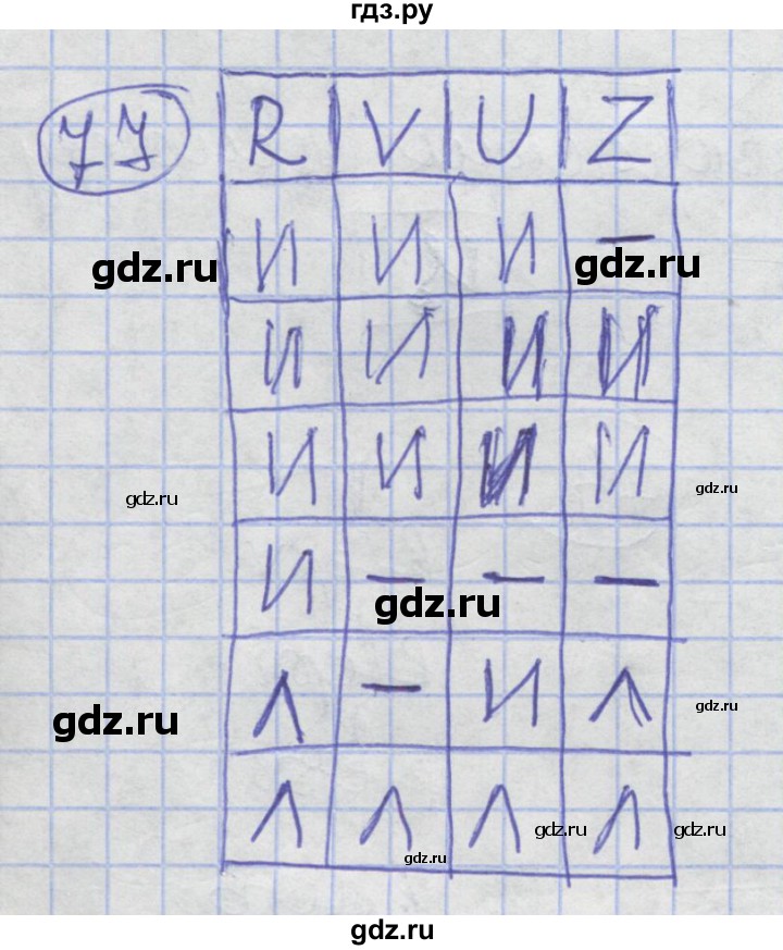 ГДЗ по информатике 3‐4 класс Семенов рабочая тетрадь  задание - 77, Решебник №1
