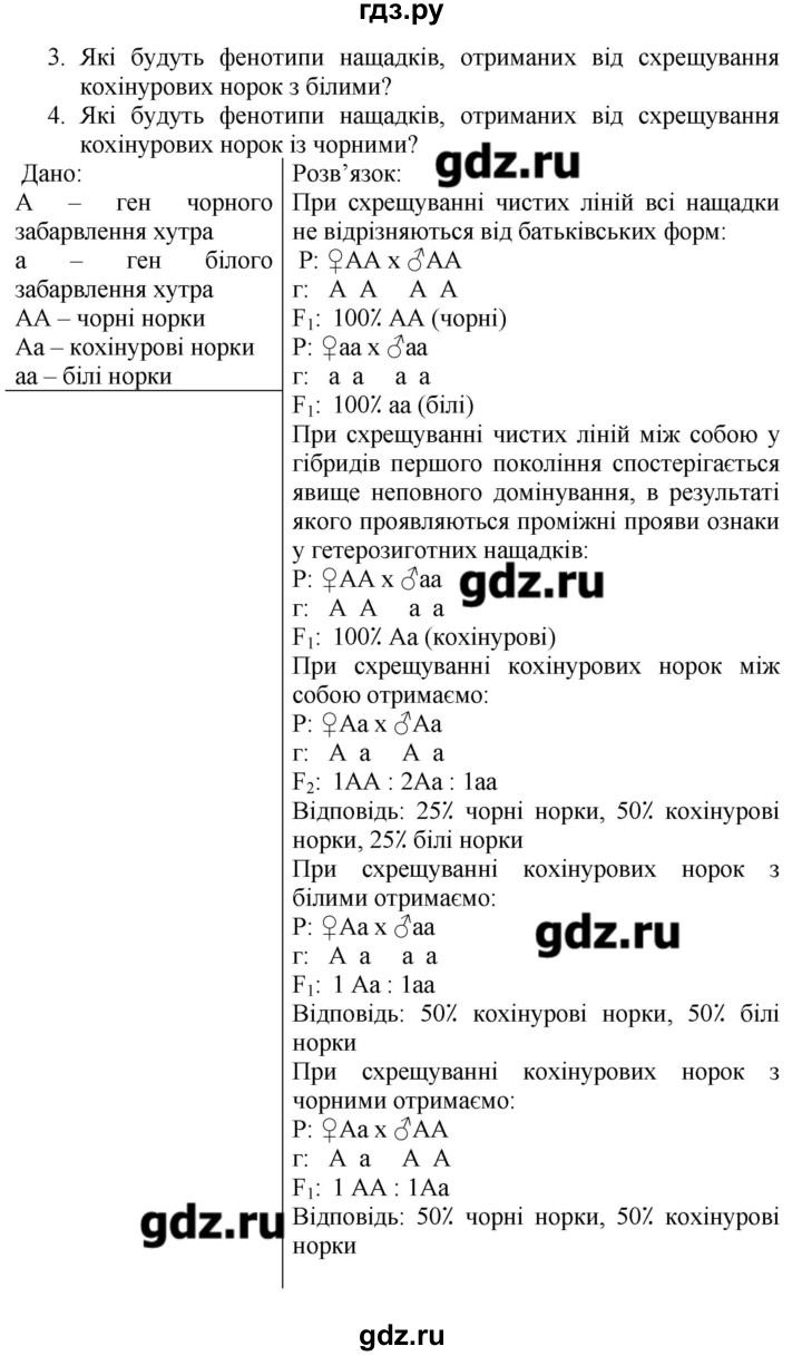 ГДЗ по биологии 11 класс Балан   страница - 59-60, Решебник