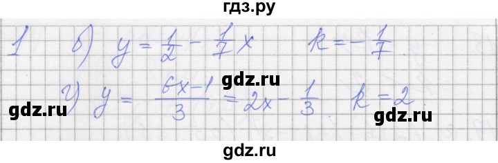 ГДЗ по алгебре 7 класс Миндюк рабочая тетрадь  параграф 15 - 1, Решебник