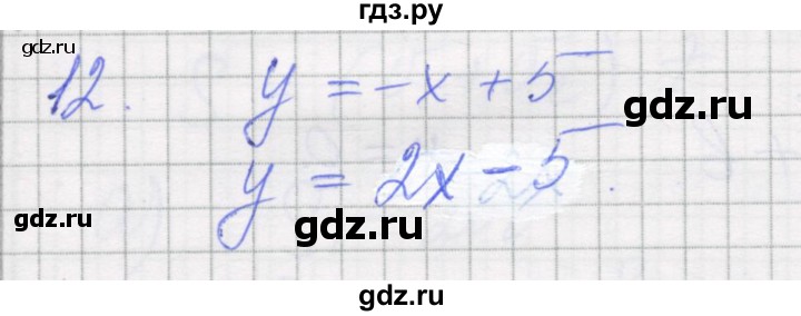 ГДЗ по алгебре 7 класс Миндюк рабочая тетрадь  параграф 15 - 12, Решебник