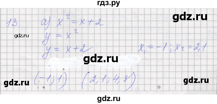 ГДЗ по алгебре 7 класс Миндюк рабочая тетрадь  параграф 21 - 13, Решебник