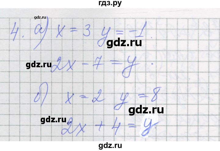 ГДЗ по алгебре 7 класс Миндюк рабочая тетрадь  параграф 35 - 4, Решебник