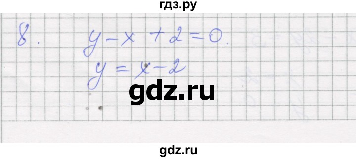 ГДЗ по алгебре 7 класс Миндюк рабочая тетрадь  параграф 36 - 8, Решебник