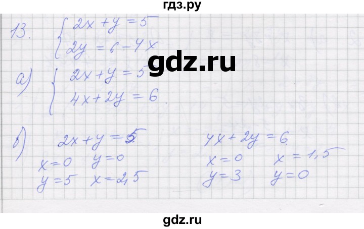 ГДЗ по алгебре 7 класс Миндюк рабочая тетрадь  параграф 37 - 13, Решебник
